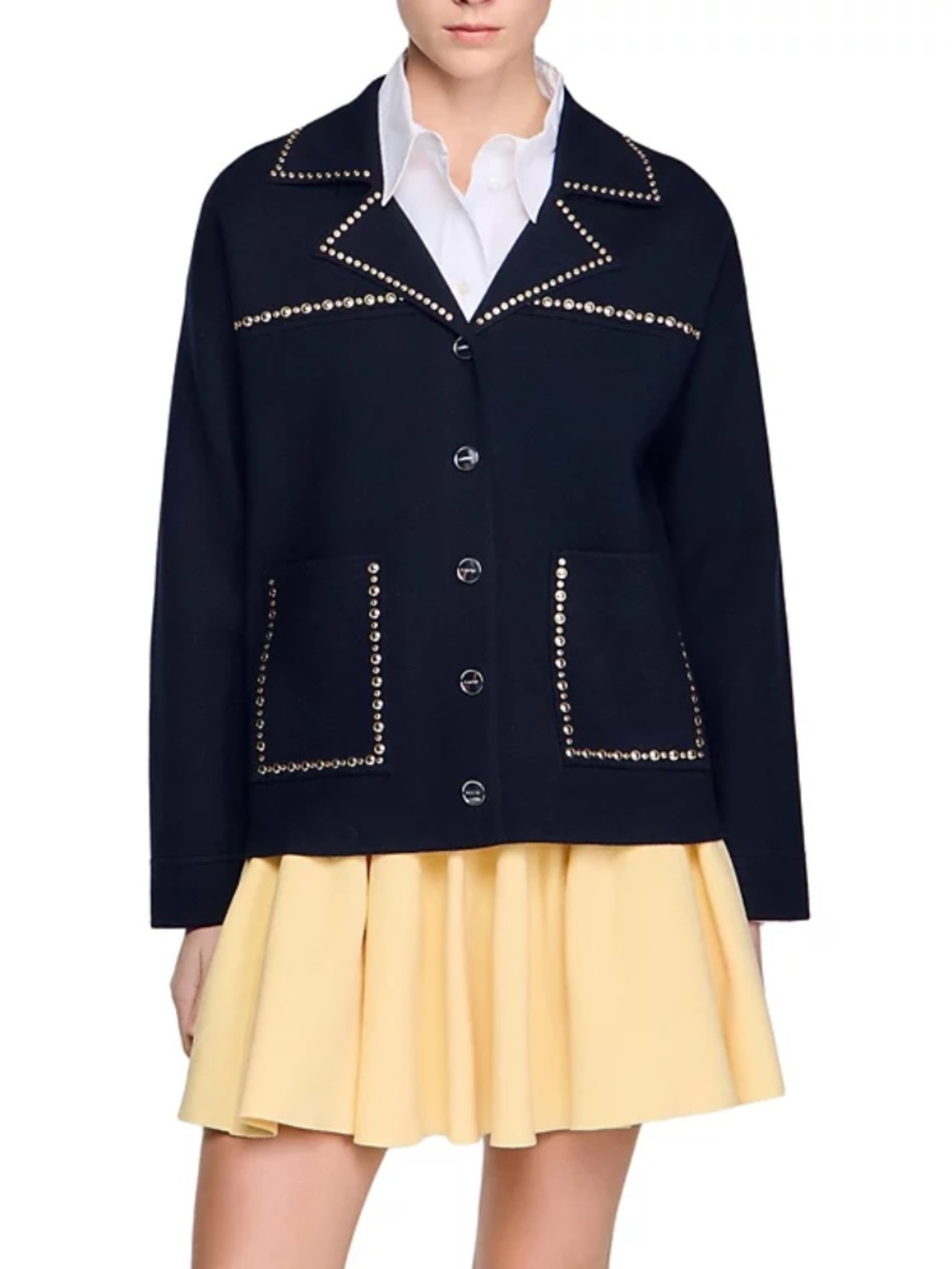 Truman Studded Cardigan